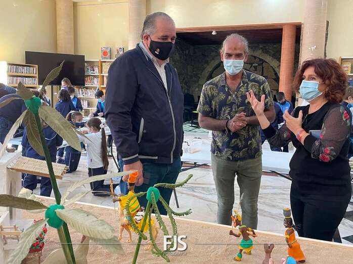 El concejal de Cultura, Juan Martel, en un acto celebrado ayer en la Biblioteca Saulo Torón/Francisco Javier Santana.